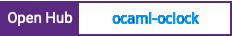 Open Hub project report for ocaml-oclock