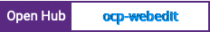 Open Hub project report for ocp-webedit