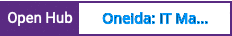 Open Hub project report for Oneida: IT Management System