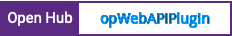 Open Hub project report for opWebAPIPlugin