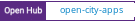 Open Hub project report for open-city-apps