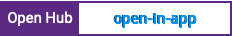 Open Hub project report for open-in-app