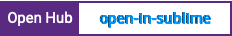 Open Hub project report for open-in-sublime