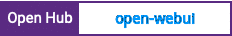 Open Hub project report for open-webui