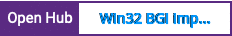 Open Hub project report for Win32 BGI implementation