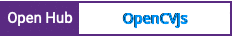 Open Hub project report for OpenCVjs