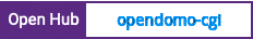 Open Hub project report for opendomo-cgi