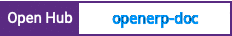 Open Hub project report for openerp-doc