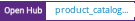 Open Hub project report for product_catalog (OpenERP Addons)