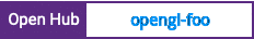 Open Hub project report for opengl-foo