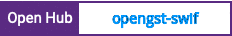 Open Hub project report for opengst-swif