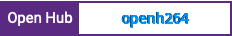 Open Hub project report for openh264