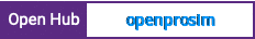 Open Hub project report for openprosim