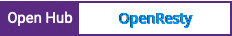 Open Hub project report for OpenResty