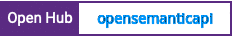 Open Hub project report for opensemanticapi