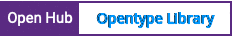 Open Hub project report for Opentype Library