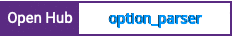 Open Hub project report for option_parser