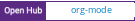 Open Hub project report for org-mode