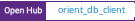 Open Hub project report for orient_db_client