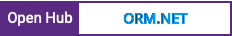 Open Hub project report for ORM.NET