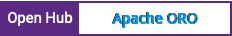 Open Hub project report for Apache ORO