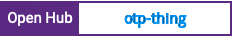 Open Hub project report for otp-thing