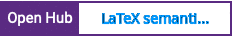 Open Hub project report for LaTeX semantic checker