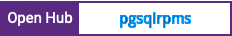 Open Hub project report for pgsqlrpms