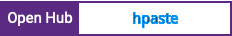 Open Hub project report for hpaste