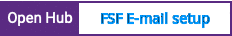 Open Hub project report for FSF E-mail setup