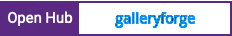 Open Hub project report for galleryforge
