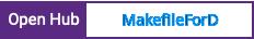 Open Hub project report for MakefileForD