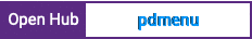 Open Hub project report for pdmenu