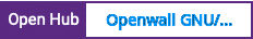 Open Hub project report for Openwall GNU/*/Linux