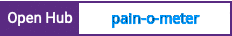 Open Hub project report for pain-o-meter