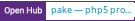 Open Hub project report for pake — php5 project builder system