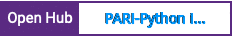 Open Hub project report for PARI-Python interface