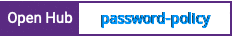 Open Hub project report for password-policy