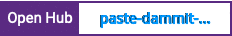 Open Hub project report for paste-dammit-extension