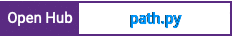 Open Hub project report for path.py