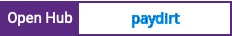 Open Hub project report for paydirt