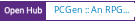 Open Hub project report for PCGen :: An RPG Character Generator