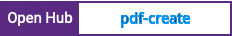 Open Hub project report for pdf-create