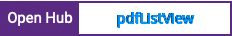 Open Hub project report for pdfListView