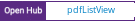 Open Hub project report for pdfListView