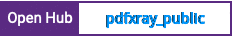 Open Hub project report for pdfxray_public