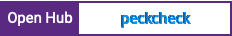 Open Hub project report for peckcheck