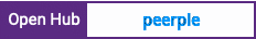 Open Hub project report for peerple
