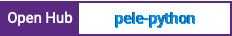 Open Hub project report for pele-python