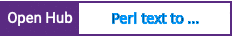 Open Hub project report for Perl text to HTML